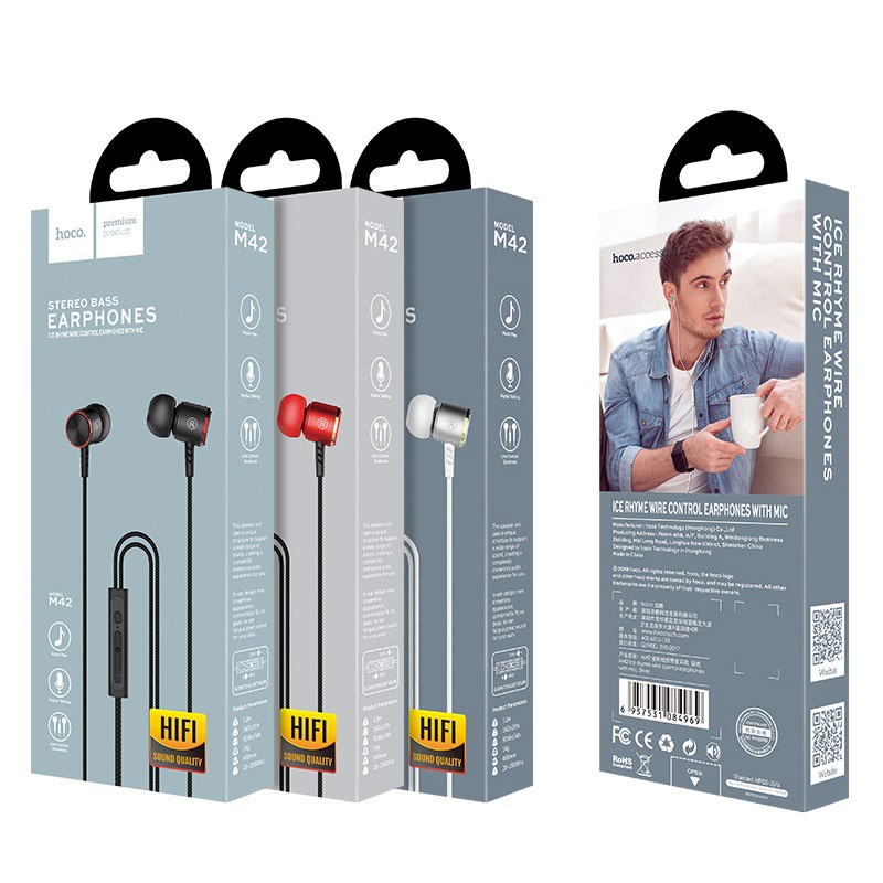 Tai nghe hoco m42 - bảo hành 6 tháng 1 đổi 1