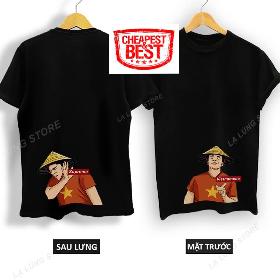 Áo thun unisex người vn có bigsize độc đáo