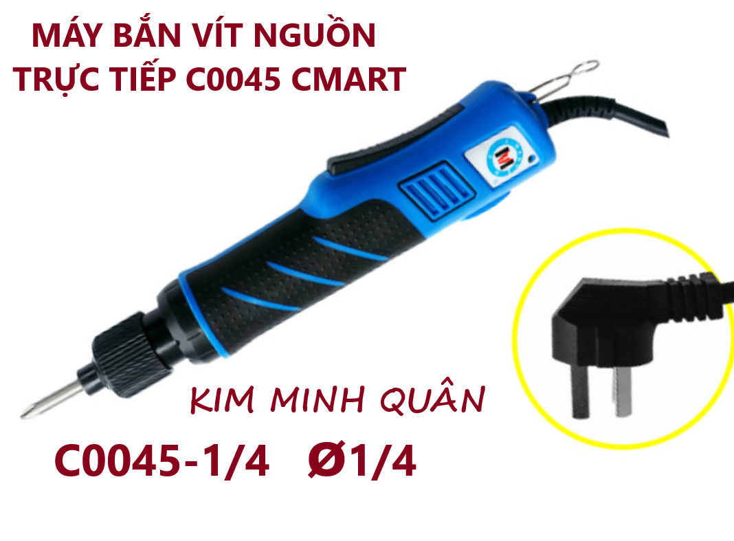 Máy bắn vít công nhiệp sữ dụng nguồn trực tiếp 220v c0045- ø5mm, ø6mm, ø1/4 cmart