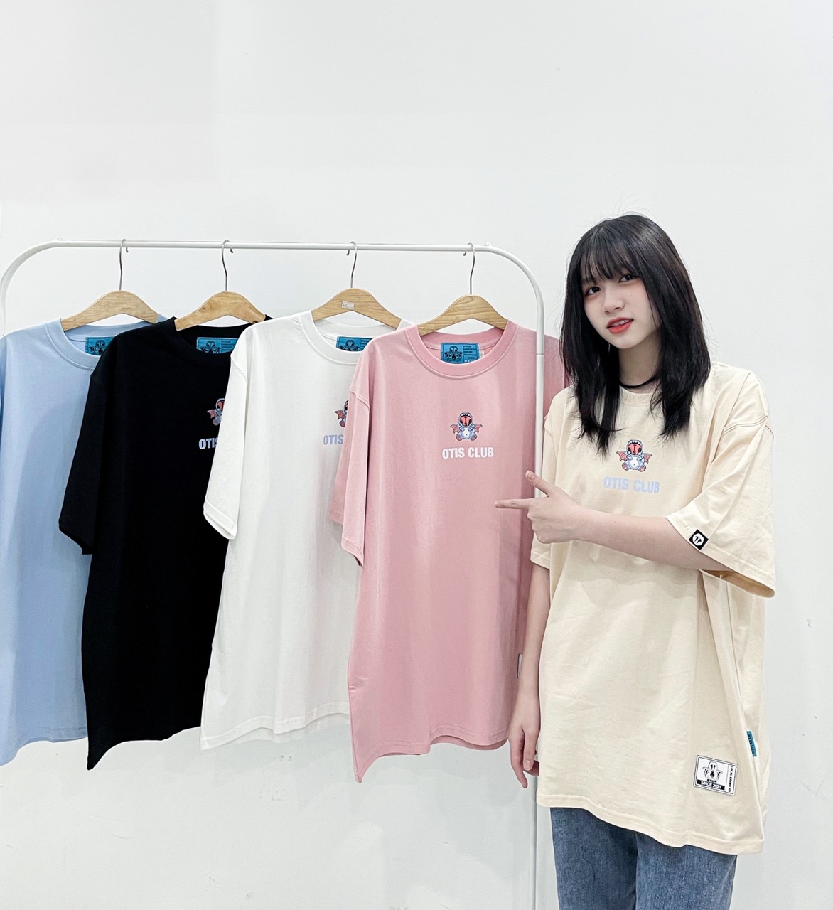 ÁO THUN TAY LỠ COTTON LOCAL BRAND OTIS CLUB - TEE BASIC 02