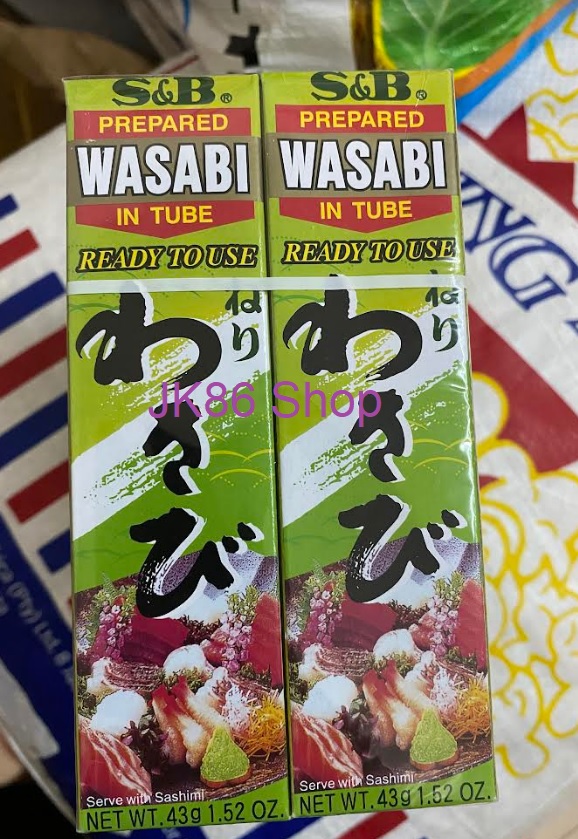 10 Hộp Mù Tạt Wasabi 43gr Hàng Nhập Khẩu Nhật Bản