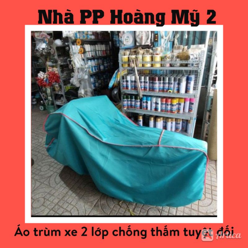 Bạt phủ xe máy - trùm xe máy chất lượng tốt - vải dù phủ pu chống thấm tuyệt đối