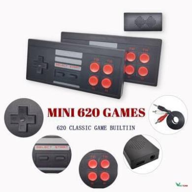 Playstation máy chơi game cổ điển không dây 620 trò chơi nes -dc4429