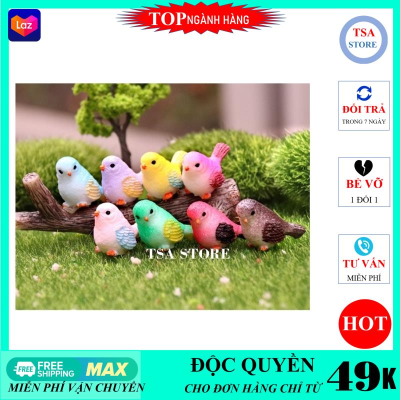 Tiểu cảnh mini Chim bồ câu trang trí tiểu cảnh sen đá/chậu cây mini/terrarium/hồ cá/bonsai/hòn non bộ/sen đá/xương rồng TSA STORE