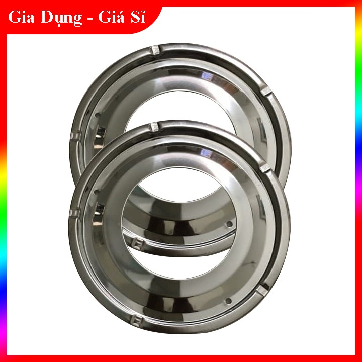 Combo 02 khay đỡ kiềng bếp gas dương mặt kính Inox Soho