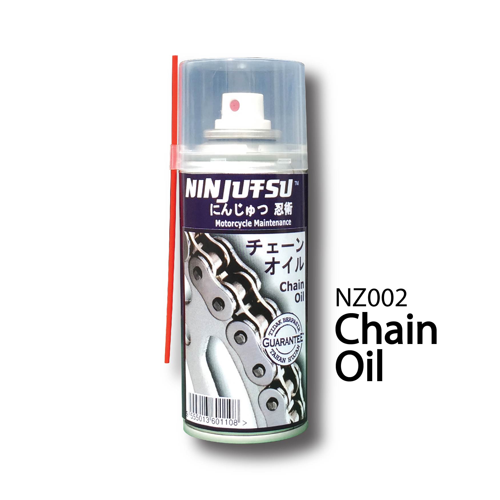 DẦU BÔI TRƠN NHÔNG SÊN (XÍCH) XE MÁY NINJUTSU 150 ML (NZ002)