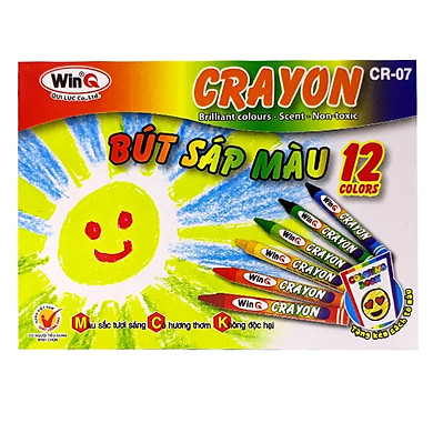 Bút màu sáp winq 12 màu