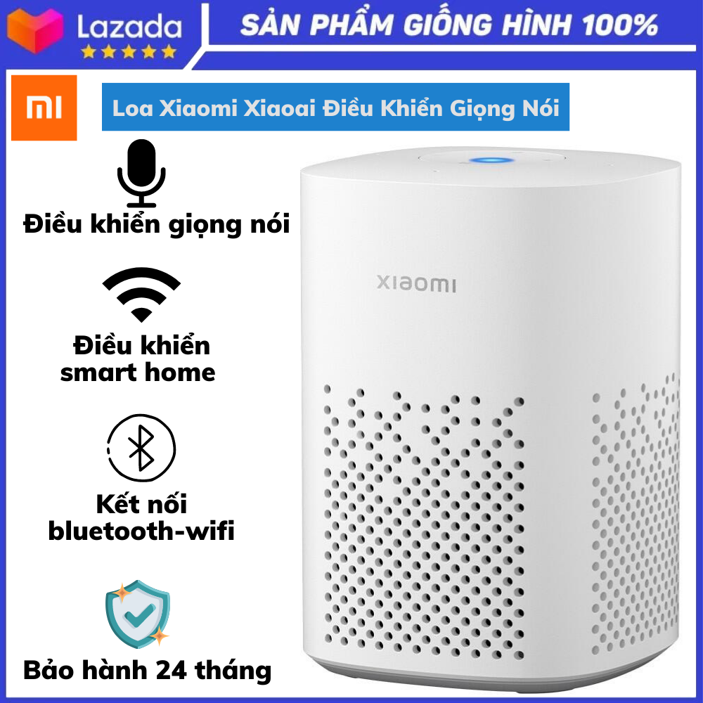Loa bluetooth Điều Khiển Bằng Giọng Nói Xiaomi Xiaoai, Âm thanh sống động, Điều khiển giọng nói, smart home, Bảo hành 24 tháng