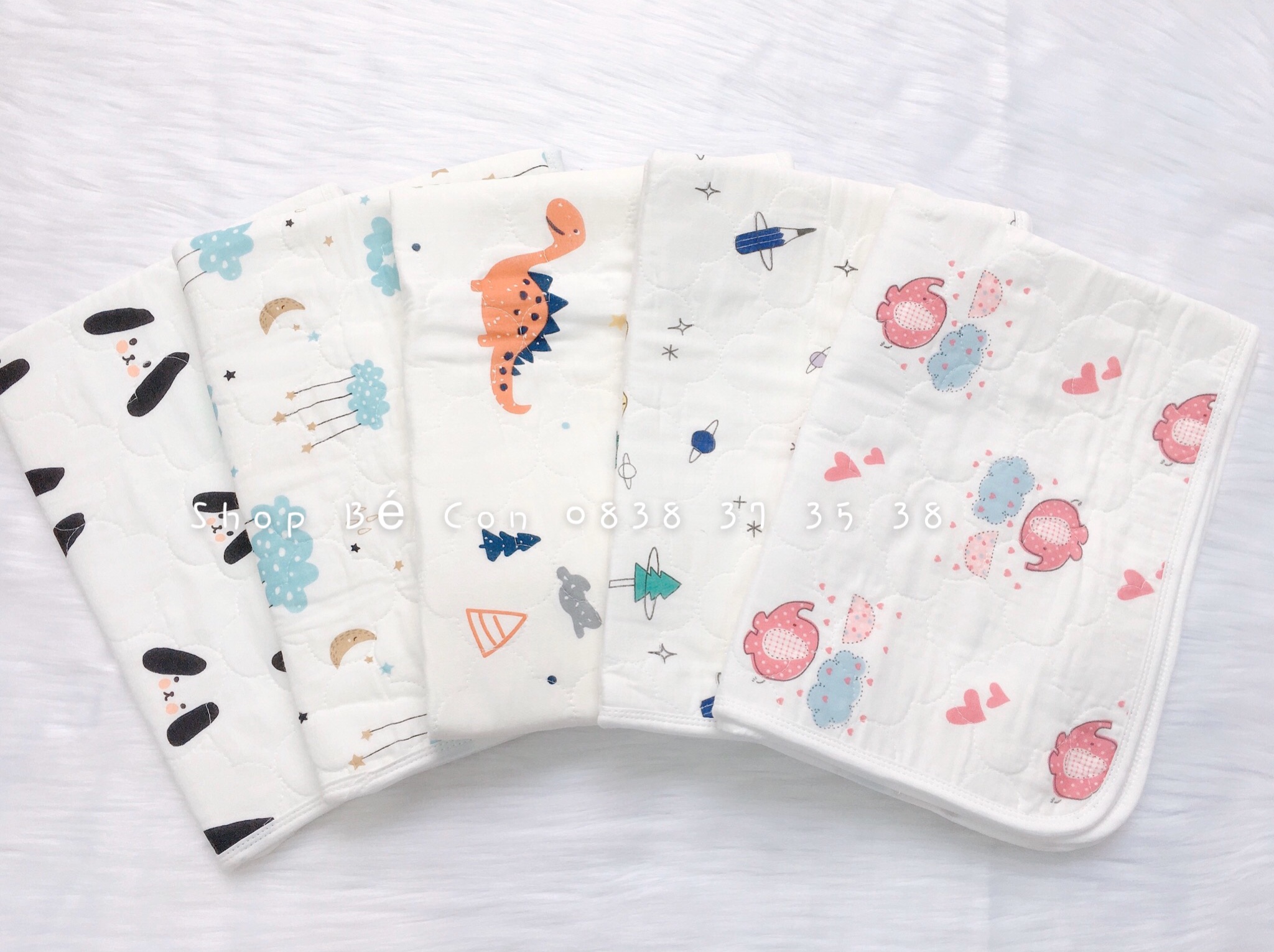 LÓT CHỐNG THẤM MUSLIN TREE XỊN XÒ CHO BÉ