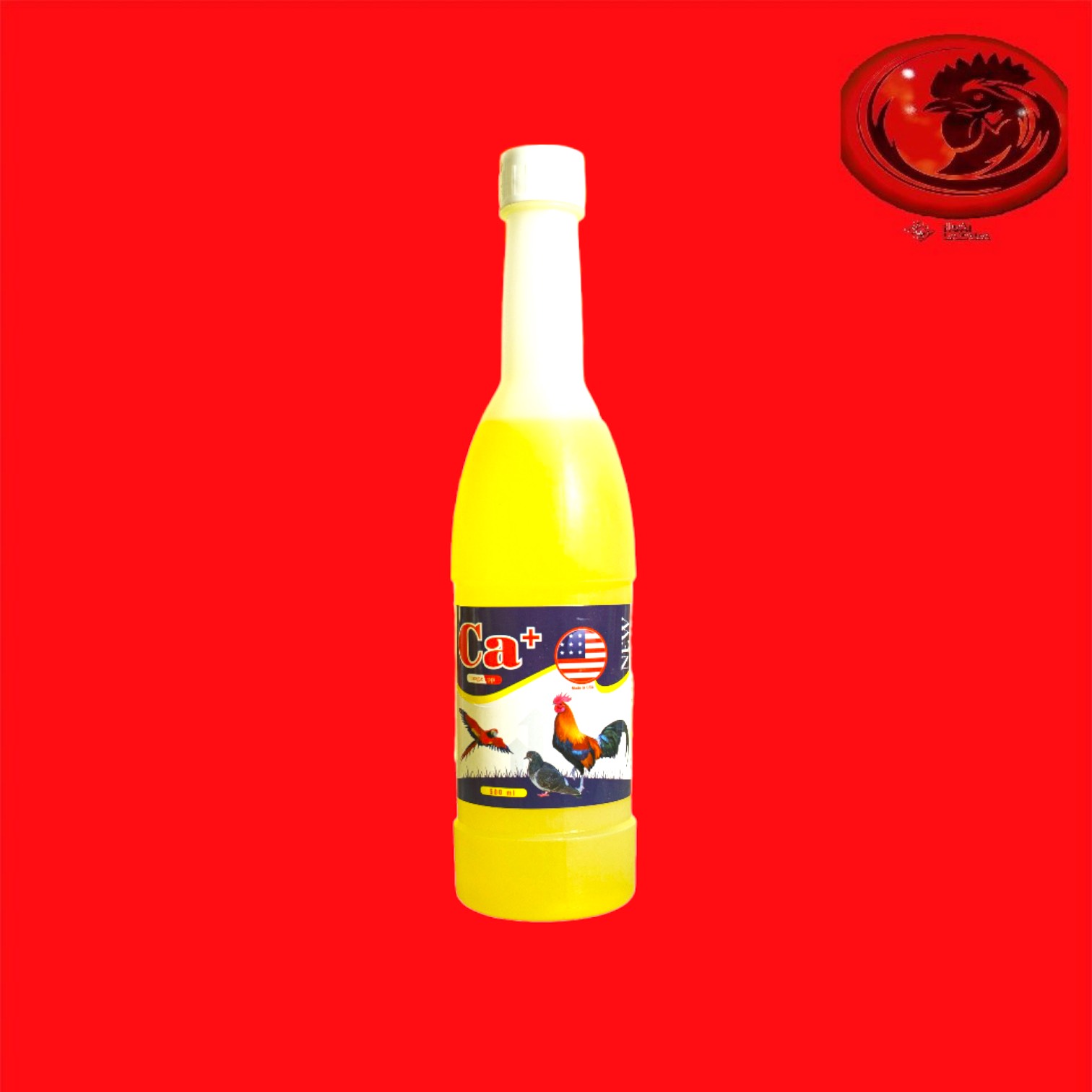 Ca + 500 ml bổ sung vitamin khoáng, cho gà mái đẻ, gà nọc, gà đá 500 ml