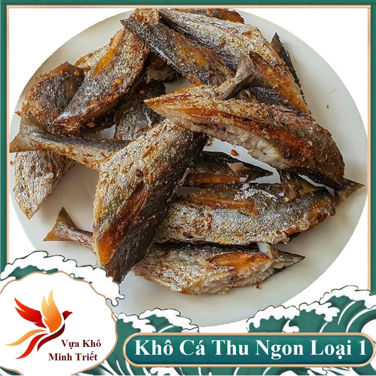 KHÔ CÁ THU ẢO TƯƠI NGON 500GR KHÔ CÁ THU  ,KHÔNG ĐẦU THỊT THƠM NGON, ĐẶC SẢN MINH TRIẾT VỰA KHÔ MINH TRIẾT