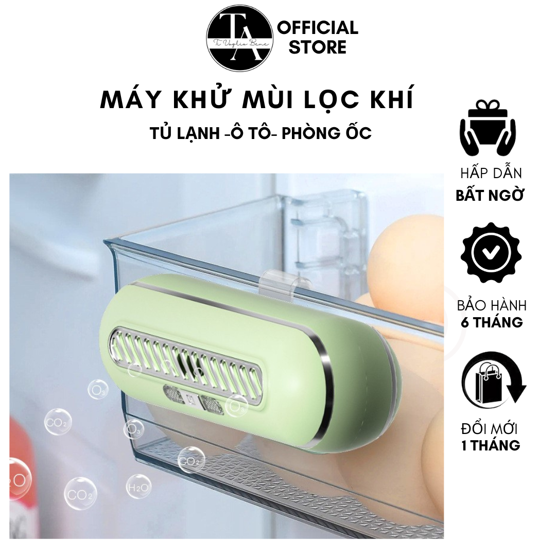 Máy Lọc Không Khí Ô Tô Tủ Lạnh Khử Mùi Nhà Vệ Sinh Máy Khử Mùi Xe Hơi Hiện Đại Máy Tiệt Trùng Không Khí Lọc Sạch Hiệu Qủa An Toàn Tiện Lợi Khử Trùng Bằng Ion Âm Giúp Không Khí Trong Lành Bảo Vệ Sức Khỏe