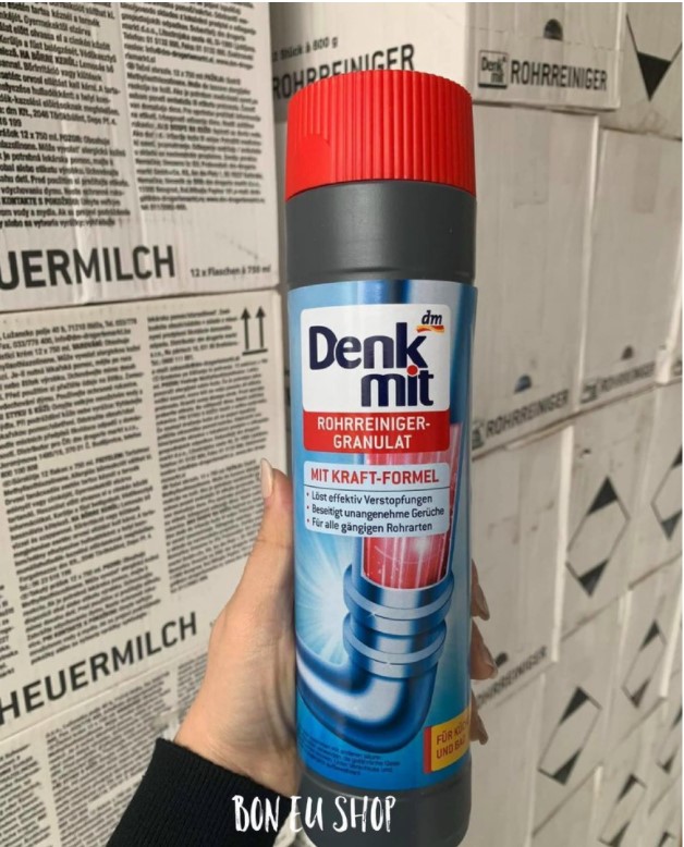 Bột thông cống Denkmit Đức 600g