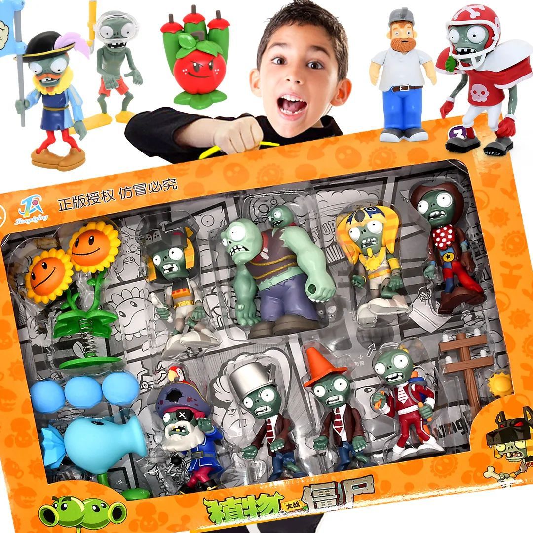 Đồ chơi trẻ em plants vs zombies tuổi thơ hấp dẫn, đồ chơi cây bắn plant vs zombie cho gia đình
