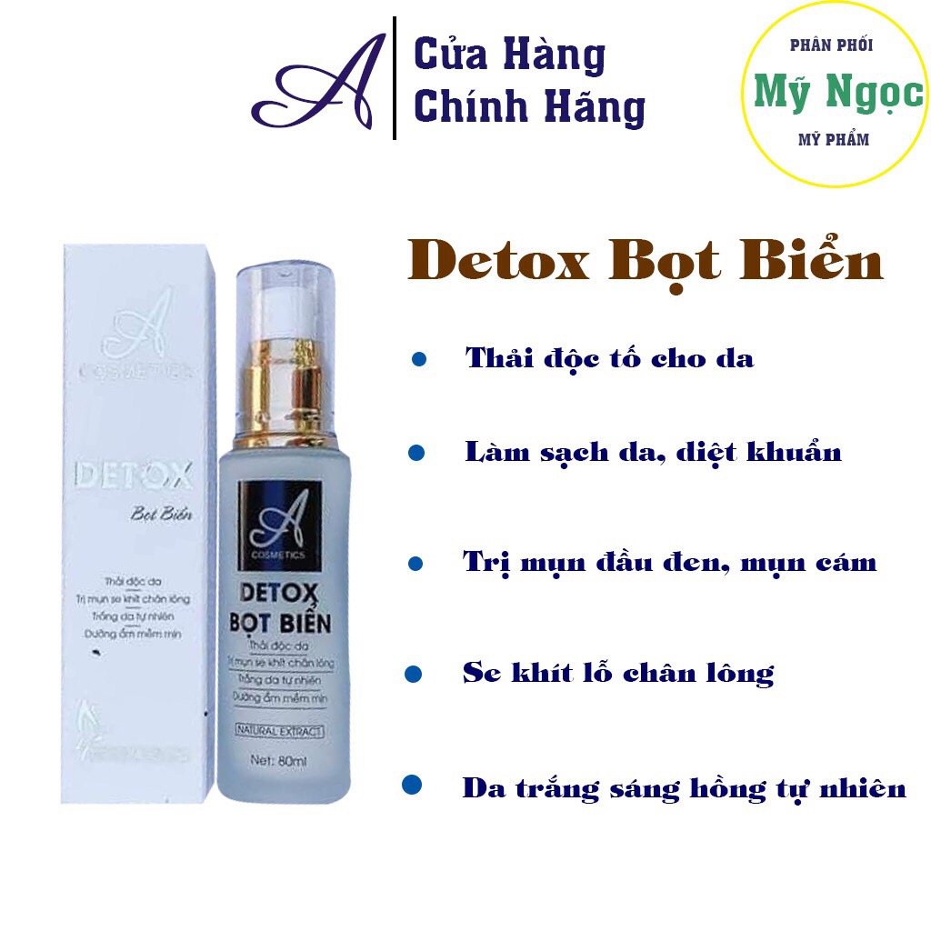 detox bọt biển thải độc da A cosmetics phương anh 80ml