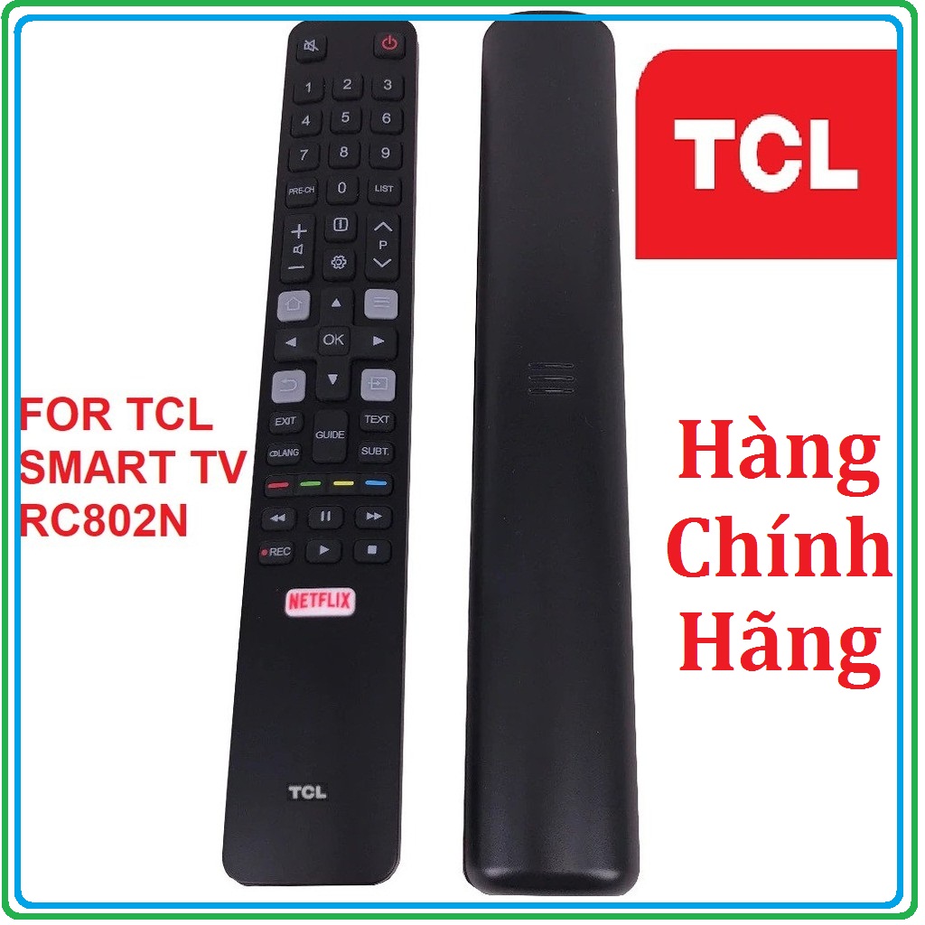 [ HÀNG CHÍNH HÃNG ] Remote điều khiển tivi TCL smart, tivi thông minh TCL
