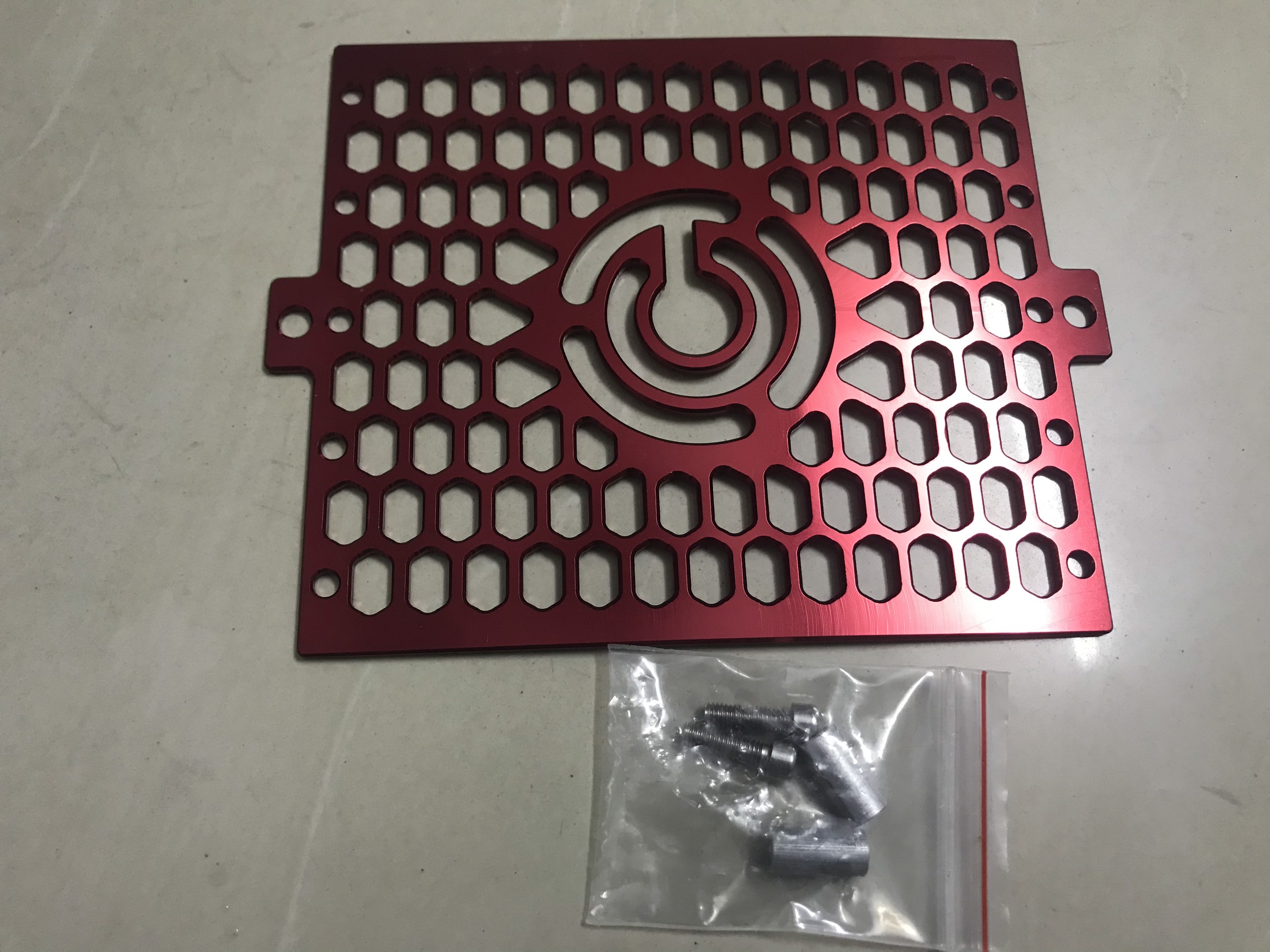 Che két nước nhôm CNC cho xe Raider, Satria Fi