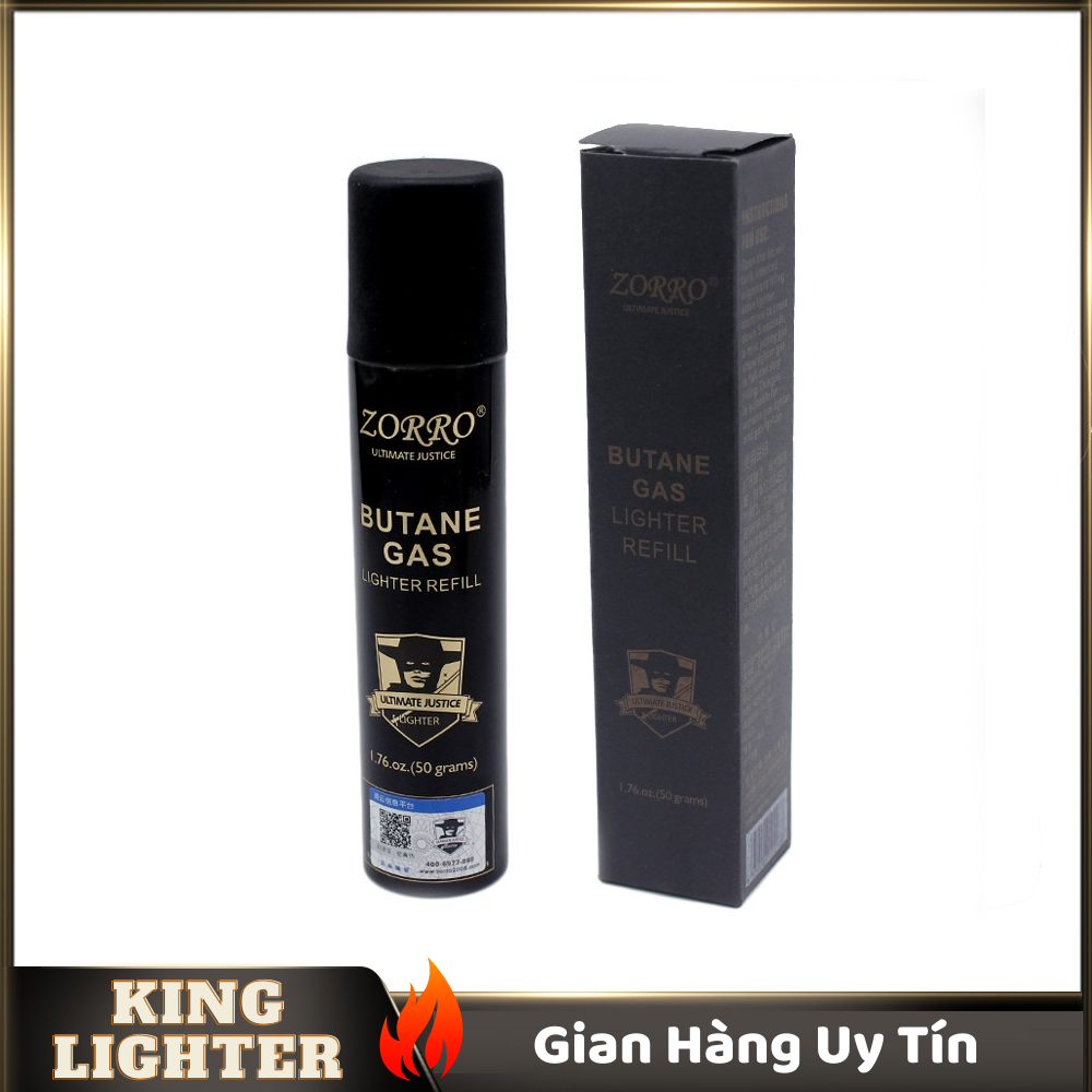 Bình Nhiên Liệu Bơm Gas Cho Bật Lửa CH ZORRO Z192 Loại Xịn (50gram)