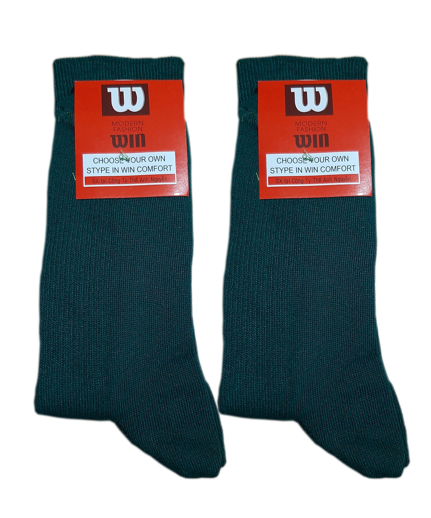 Combo 2 đôi tất xanh rêu sq