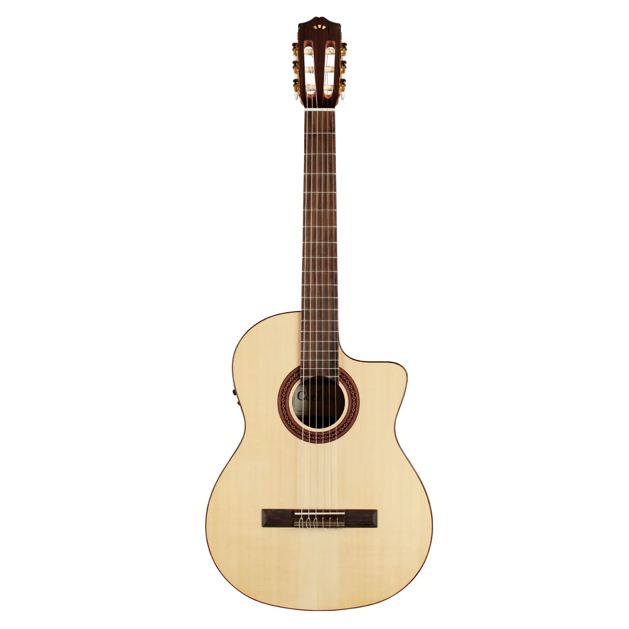 Đàn guitar classic Cordoba C5CESP 19 phím ngăn khóa lên dây kiểu cần đàn C mặt phím và ngựa đàn bằng gỗ hồng mộc Ấn Độ