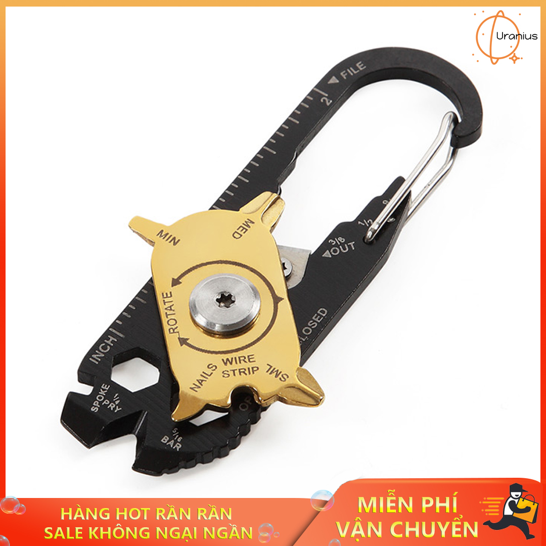 Móc chìa khóa đa năng, Móc khoá nhiều chức năng, Móc khóa đa năng 20 in 1 cao cấp, độc,lạ và đẳng cấp chất chơi