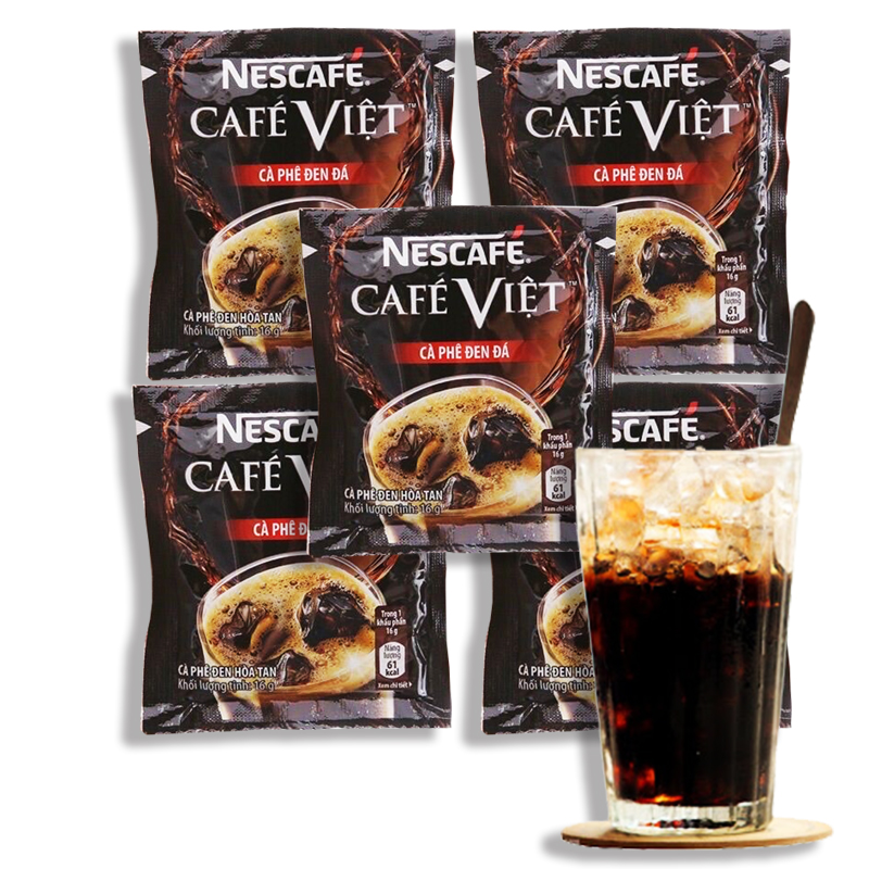 Dây 10 gói Cà phê đen đá NesCafé Café Việt (Date mới 12 tháng) DHHOUSE