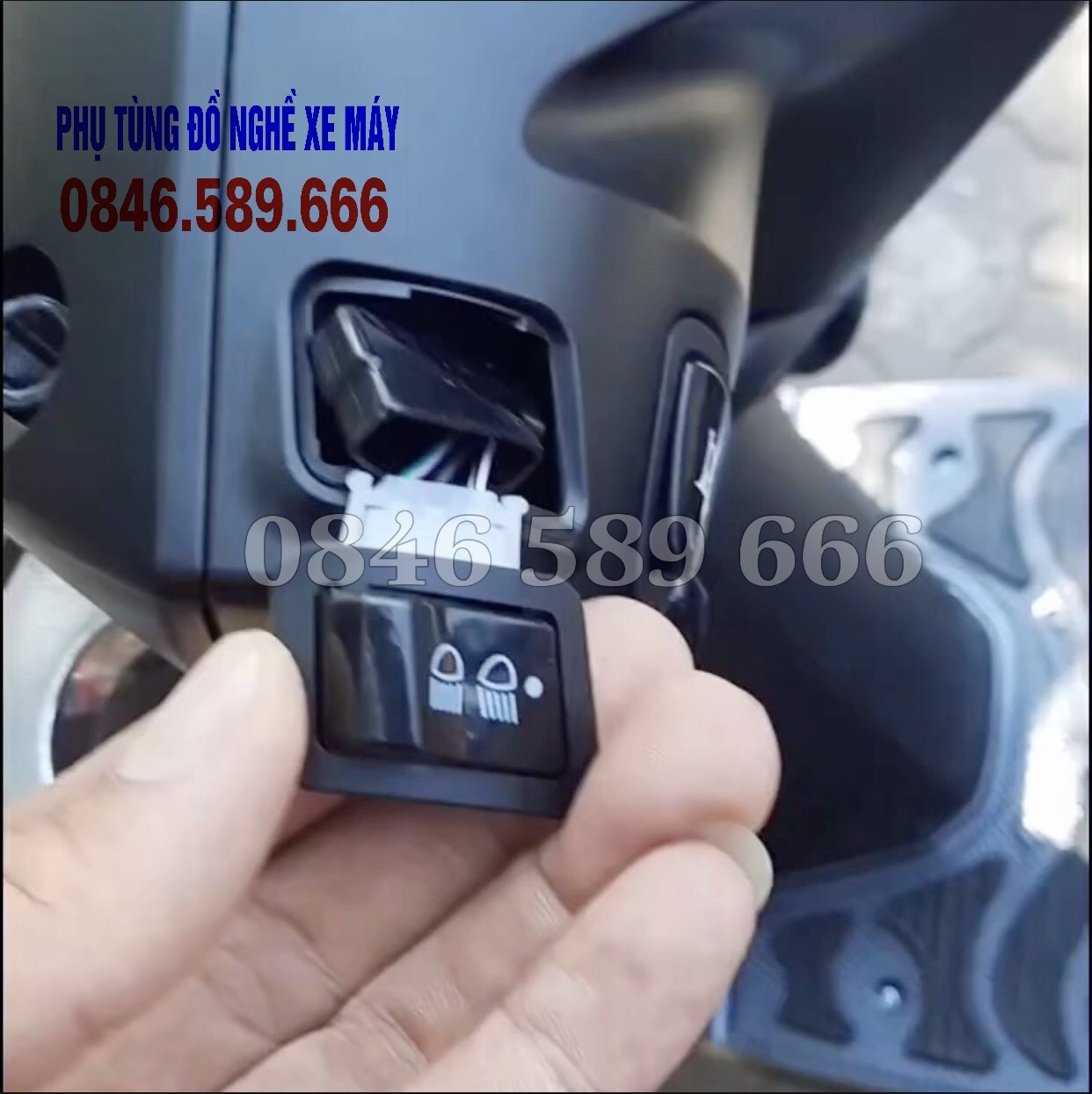 Combo 10 công tắc tắt đèn xe máy honda đời mới