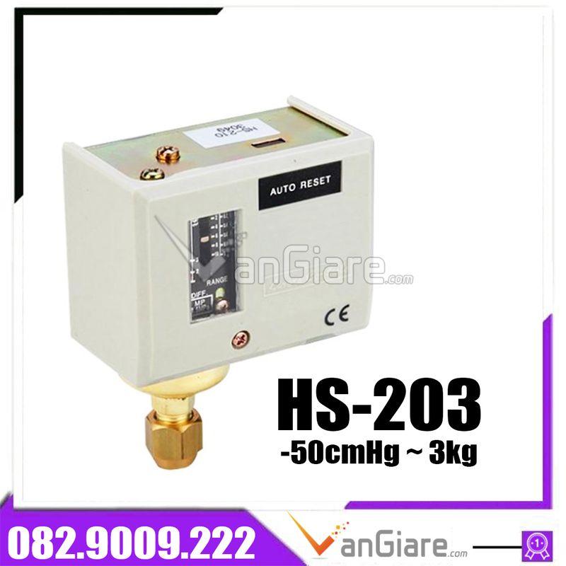 Rơ le áp suất HS-203 3kg Hàn Quốc - công tắc áp suất