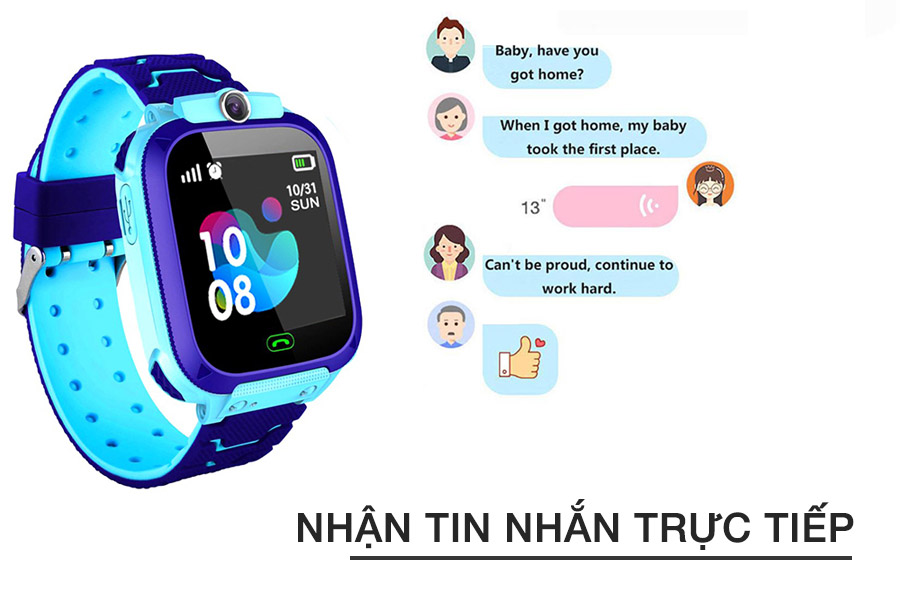 Đồng hồ thông minh trẻ em ⭐Free ship, định vị trẻ, Q12 Cao Cấp, chống thấm nước siêu bền, bảo hành 12 tháng