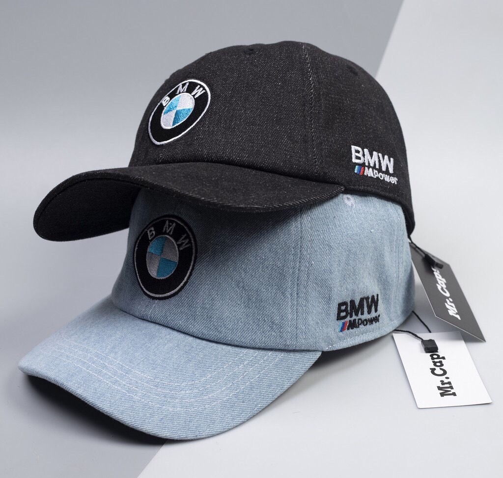 Nón kết bmw thể thao phối jean - nón lưỡi trai thời trang hang xe cao cấp