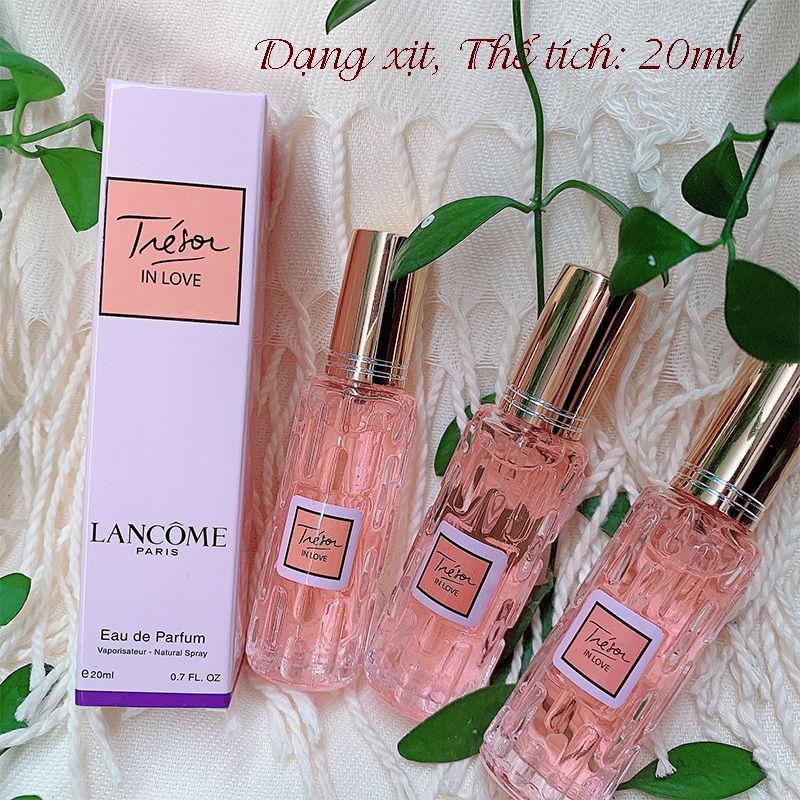 [HCM]COMBO 3 NƯỚC HOA NỮ MINI 20ML THƠM LÂU DẠNG XỊT- MÙI LC INLOVE