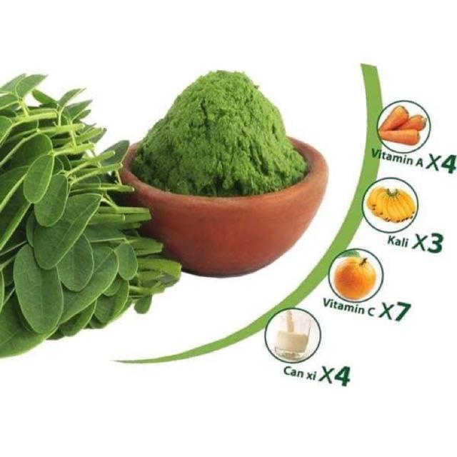 Bột chùm ngây sấy lạnh nguyên chất 100g - cho bé 6m+