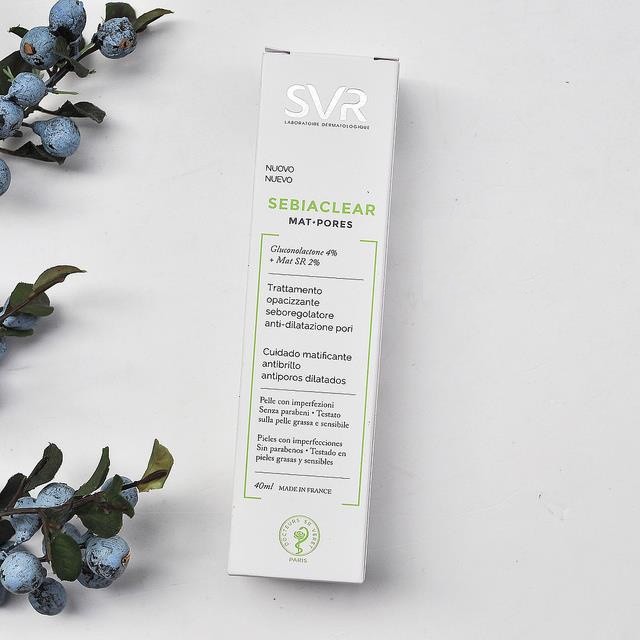 Kem Dưỡng SVR Sebiaclear Mat + Pores Giảm Bóng Nhờn & Hỗ Trợ Se Khít Lỗ Chân Lông 40ml