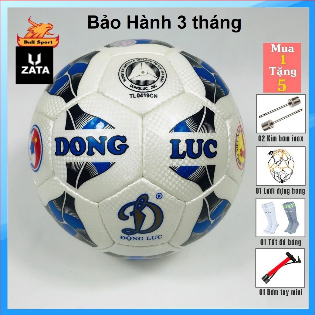 Bóng động lực 3.05 da pu tiêu chuẩn . quả bóng đá động lực zata vn