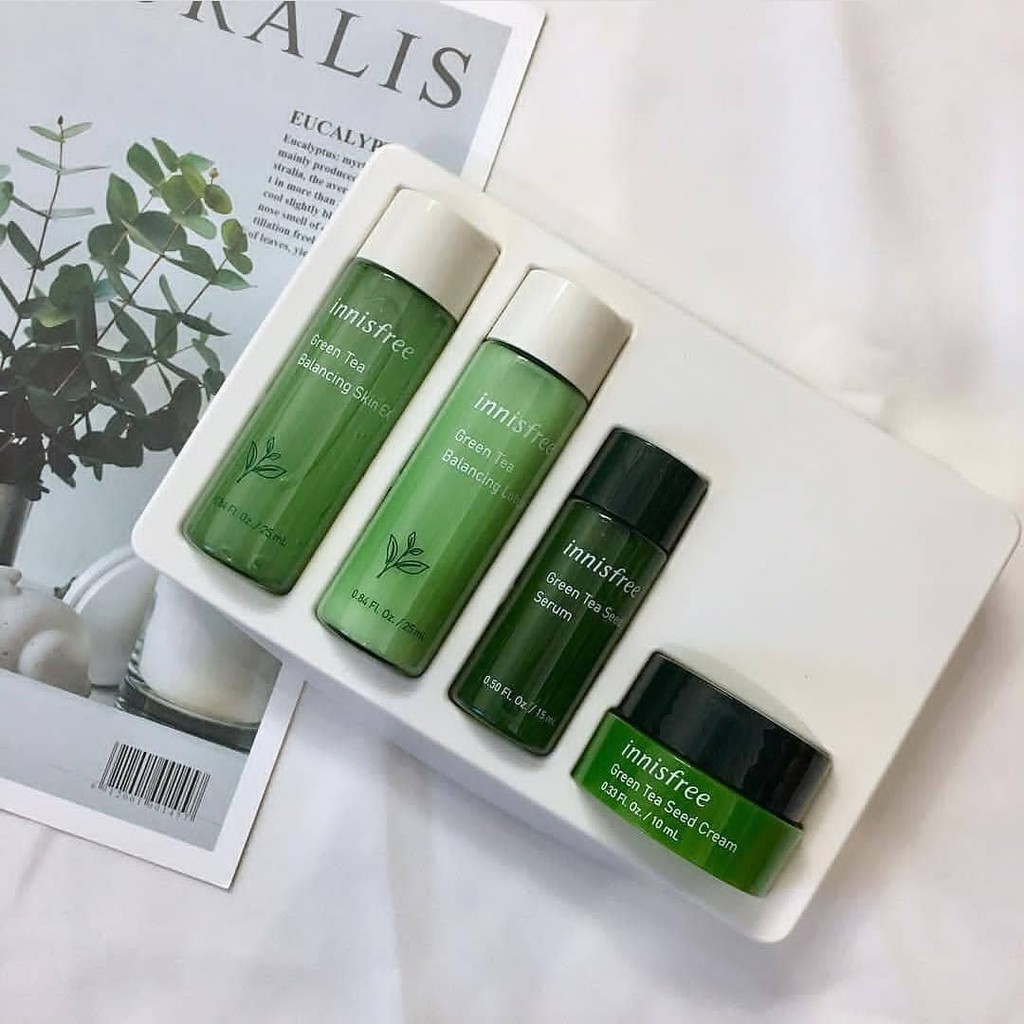 Bộ Innisfree Green Tea Special Kit EX 4 món - SẢN PHẨM ĐƯỢC YÊU THÍCH TRÊN THỊ TRƯỜNG HIỆN TAY, DÙNG RẤT TỐT LUÔN Ạ, ĐẢM BẢO DÙNG RẤT THÍCH, KHÁCH YÊU TRẢI NGHIỆM ỦNG HỘ SHOP NHÉ