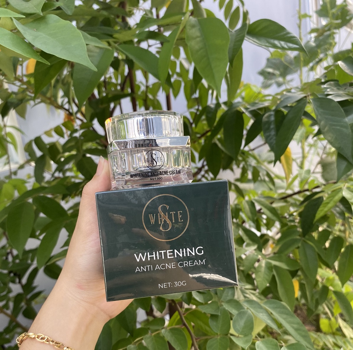 Kem face mụn cao cấp swhite dưỡng trắng cho da mụn mới hộp 25g