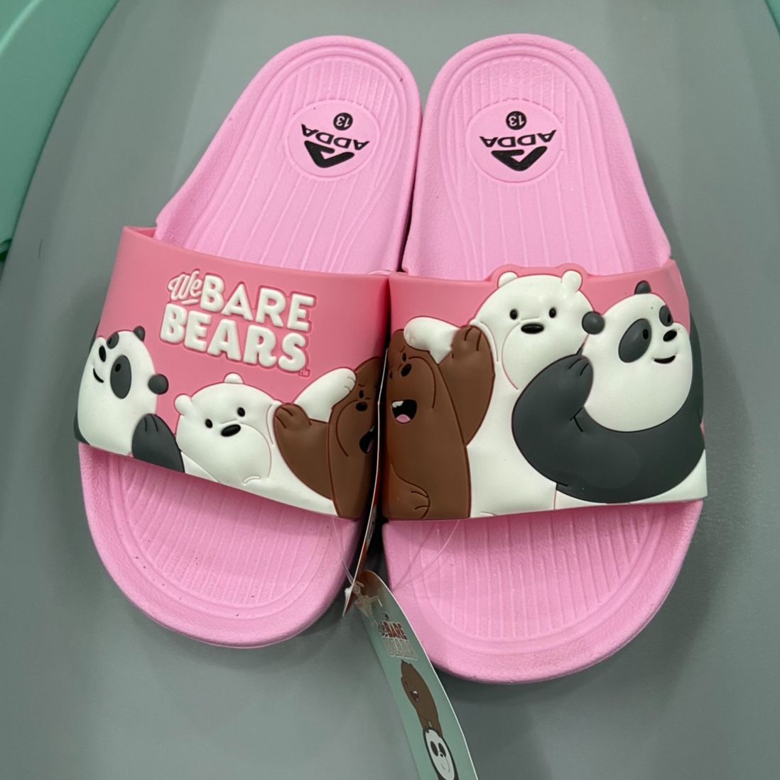 Dép gấu bé gái thái lan adda 32b61