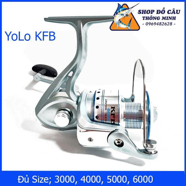 Máy Câu Cá Chính Hãng YoLo KFB Cao Cấp, may cau ca yolo kfb gia re, Đủ Size; 3000, 4000, 5000, 6000 ( Shop Đồ Câu Thông Minh )