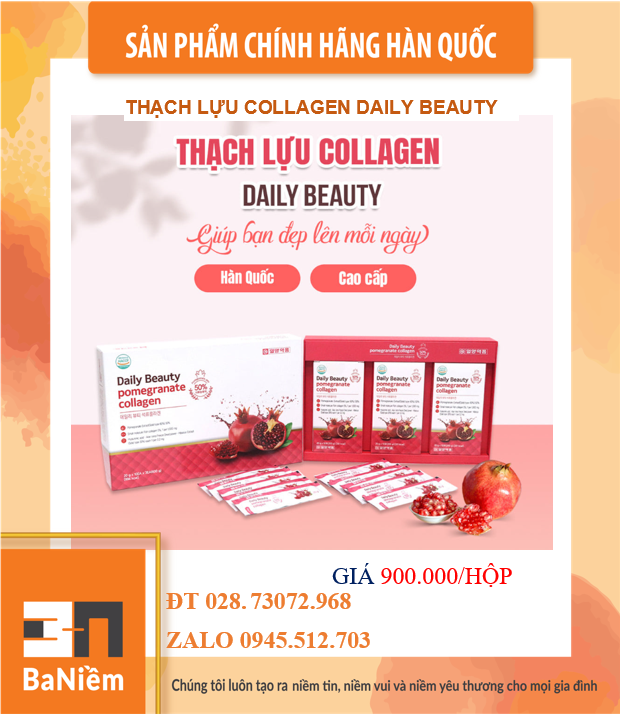 Thạch lựu collagen daily beauty