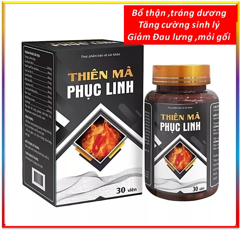 Viên uống Tăng Cường Sinh Lý Nam Thiên Mã Phục Linh giúp Bổ Thận , Tráng Dương  , Tăng Cường Sinh Lự