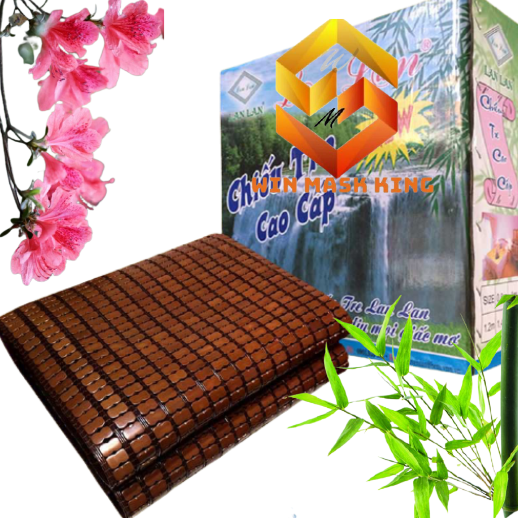 Chiếu trúc hạt nhỏ không viền màu nâu size:từ 1m2-1m4-1m6-1m8x1m95 chiếu trúc loại 1giá rẻ