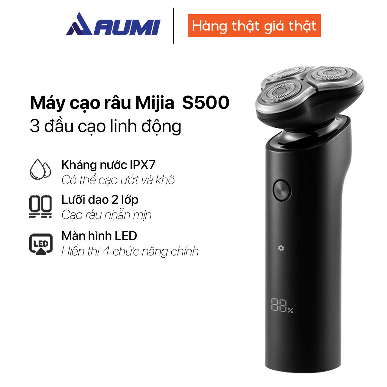 Máy Cạo Râu Xiaomi Mijia Smart Electric Shaver S500