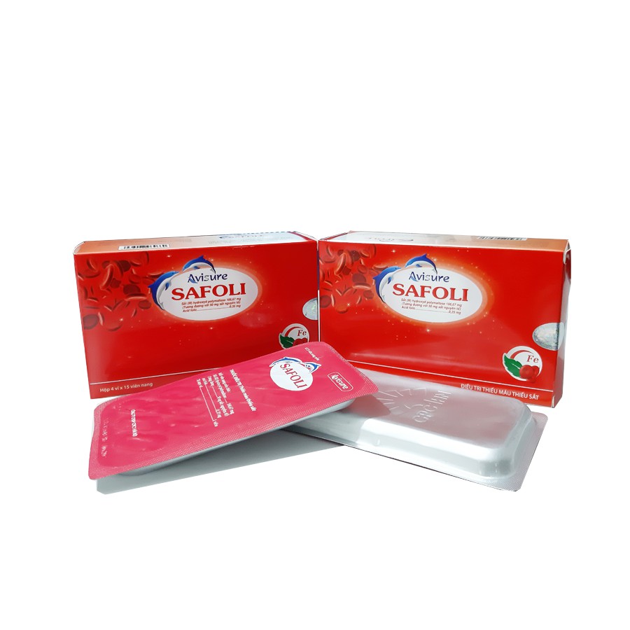 Sắt hữu cơ cho phụ nữ mang thai Avisure Safoli hộp 30 viên