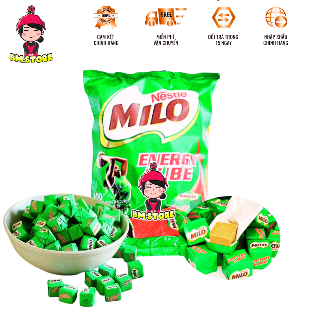 Loại xịn-kẹo nestle milo cube gói 275gr thái lan