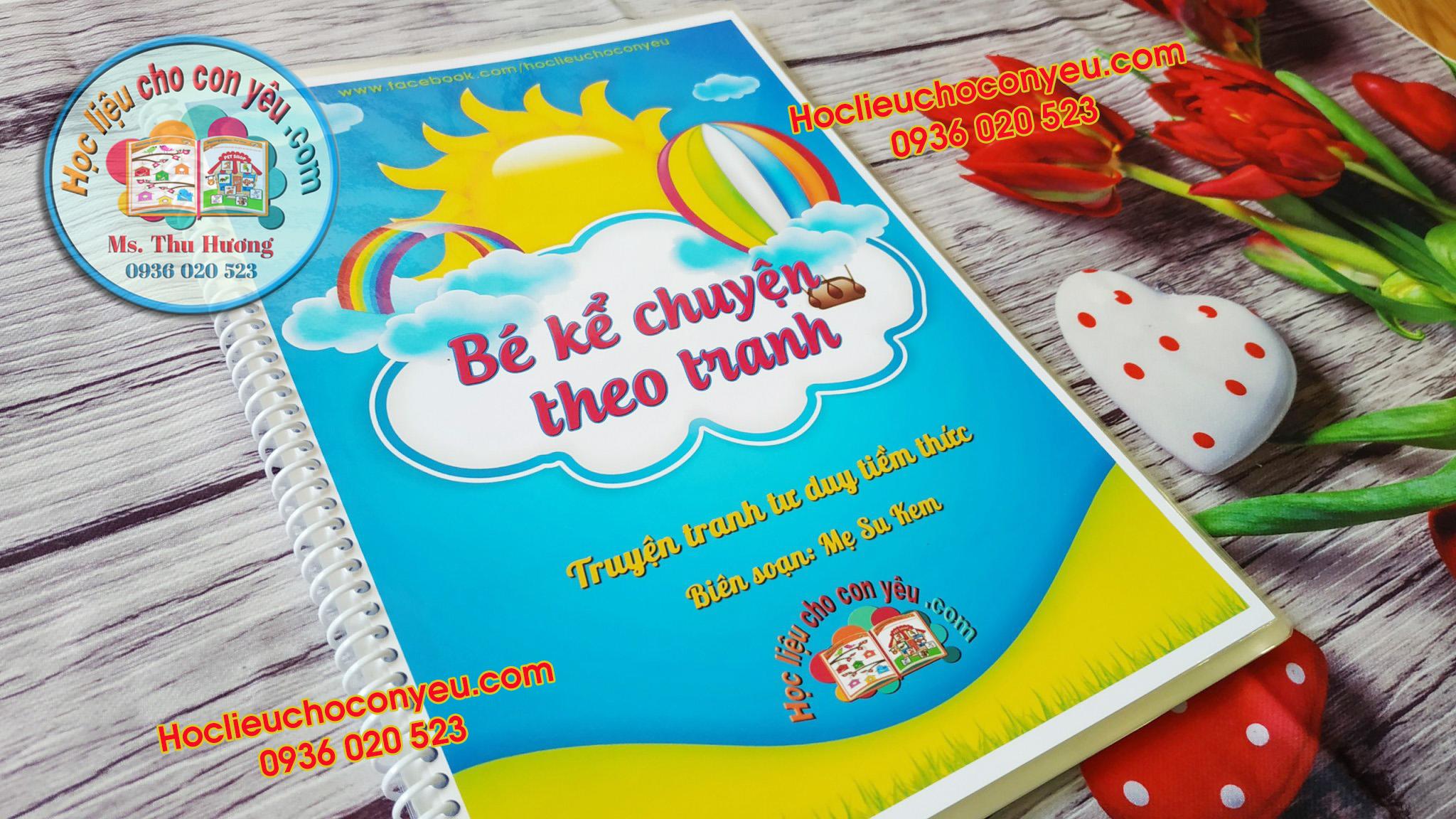Bé kể chuyện theo tranh, truyện tư duy tiềm thức cho bé
