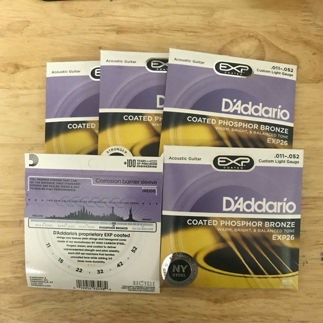 Dây đàn guitar Acoustic D’Addario EPX26