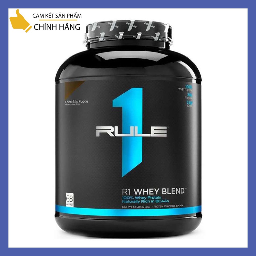 WHEY PROTEIN - RULE1 - R1 WHEY BLEND - 5lbs - Bổ sung protein tăng cơ giảm mỡ