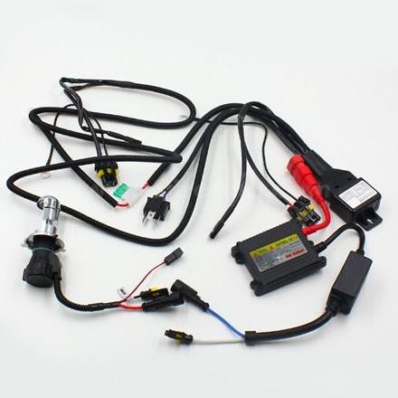 Bộ 1 đèn xenon HID xe máy oto 35w PHA COS H4 6000k 12V sáng trắng ( giá 1 bóng + 1 Ballast )