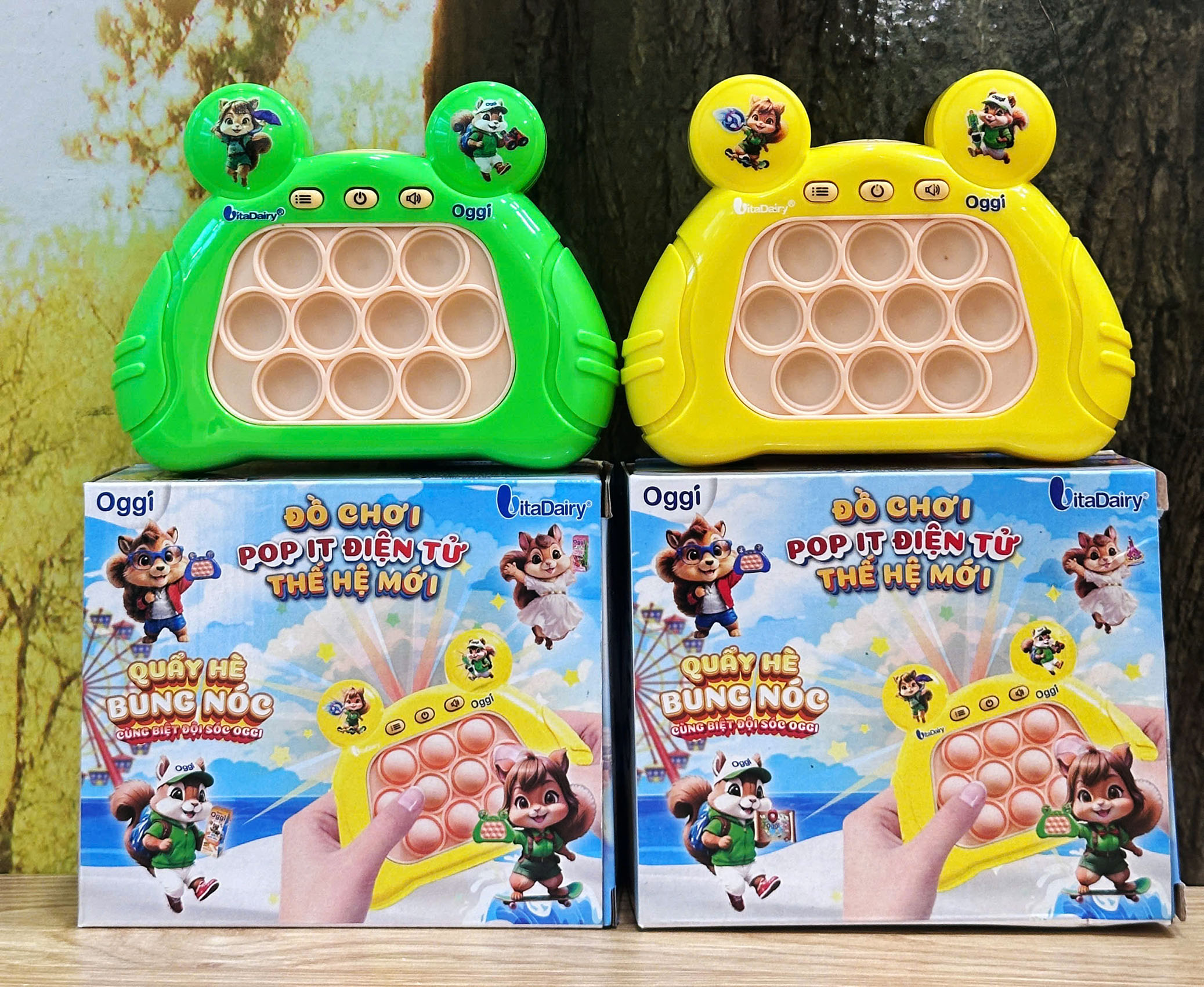 Máy game POP IT  điện tử thế hệ mới - Quà Tặng Vitadairy
