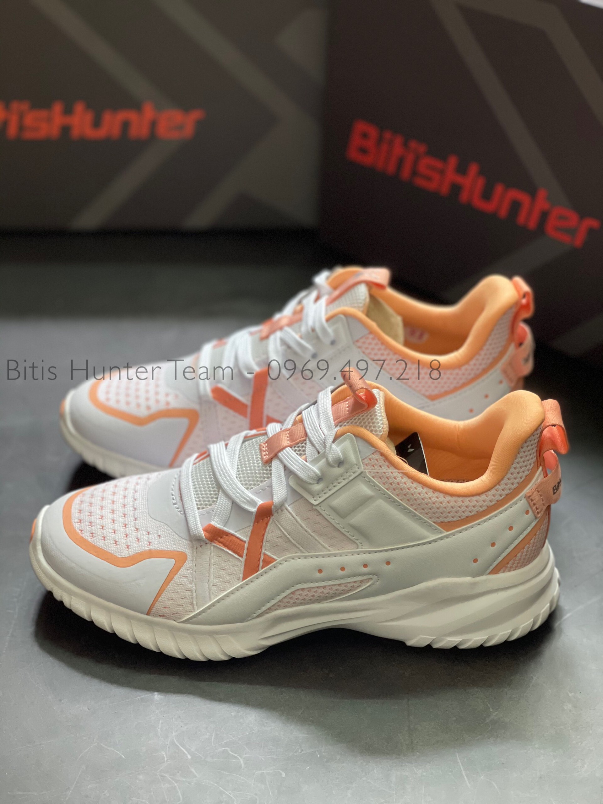 Giày Thể Thao Cao Cấp Nữ Bitis Hunter X Summer Orange-eeze - DSWH06500TRG